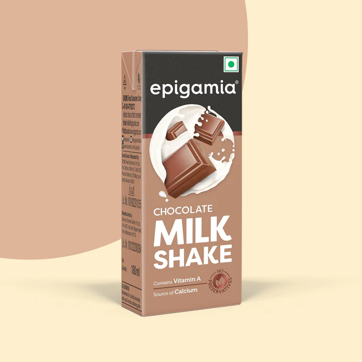 Chocolate Milkshake (180ml) | Epigamia 