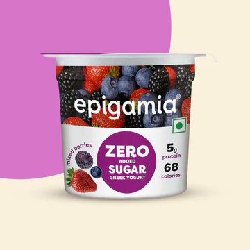 Zero Added Sugar Greek Yogurt, Mixed Berries